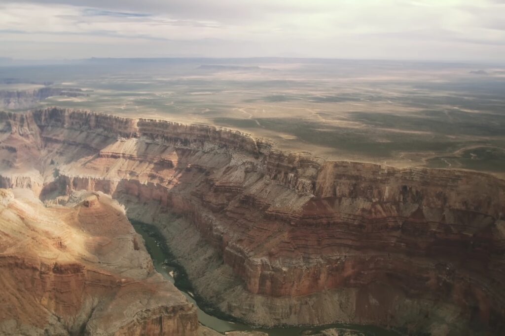 Grand Canyon drone view