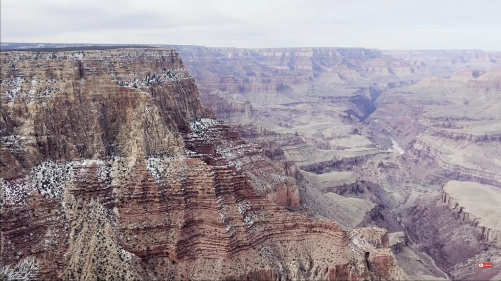 Grand Canyon Bright Angel Lodge drone view