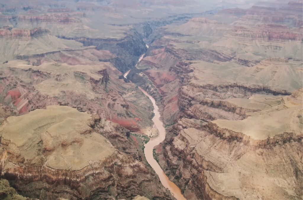 Grand Canyon drone view