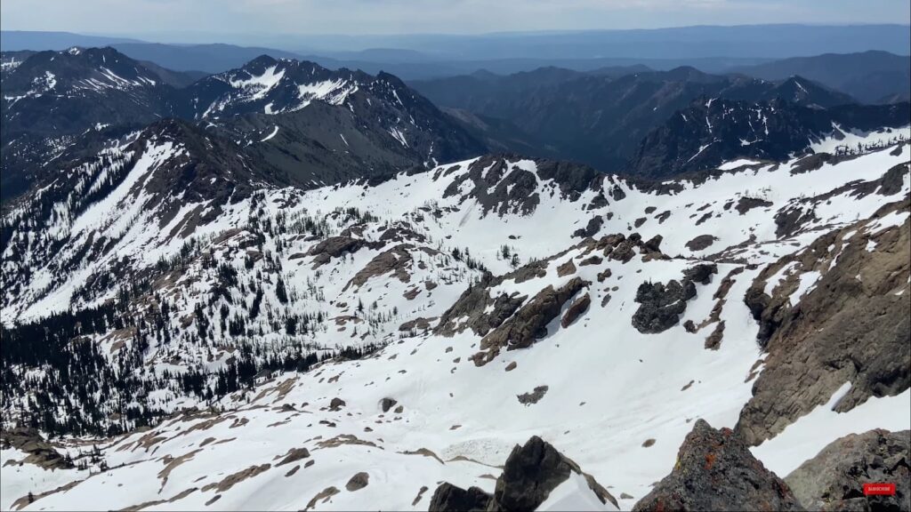 Ingalls Peak drone view